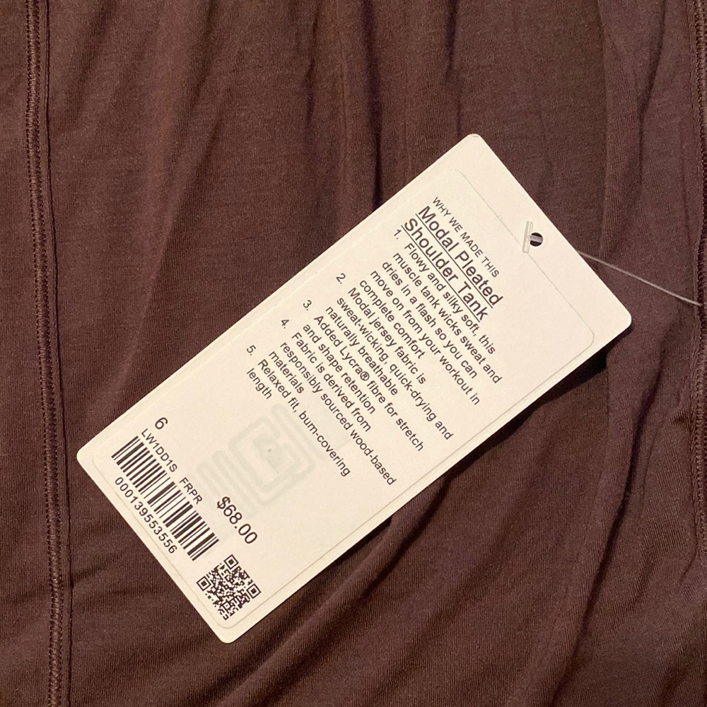NWT MODAL PLEATED SHOULDER TANK 💕 6